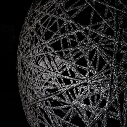 coalfern black hanging chair detail maarcora