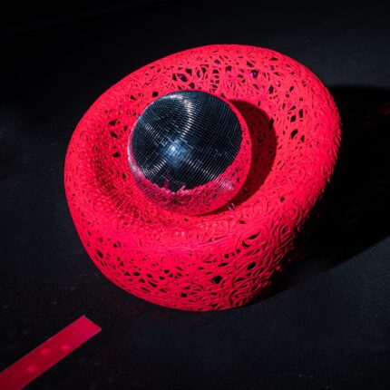 dusk chair pink studio basalt photo maarcora