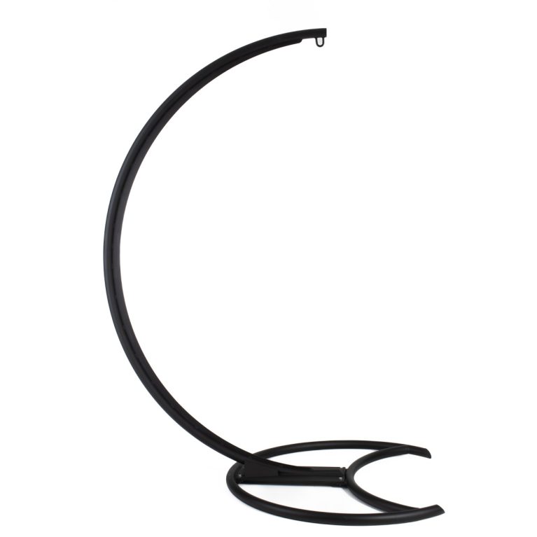 Mono stand, black steel.