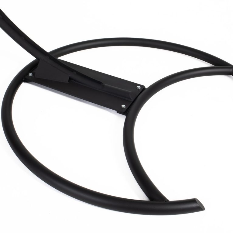 Mono stand black steel by Maarcora.