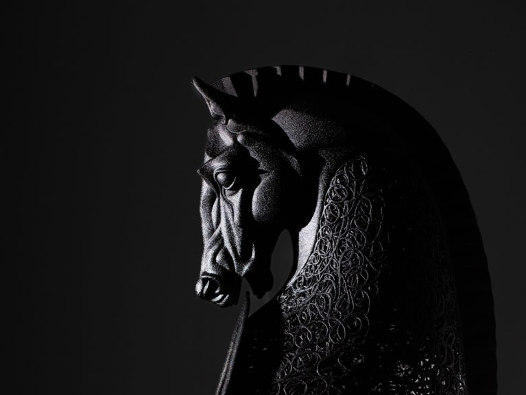 Bucifal throne basalt sculptural collection, profile picture.