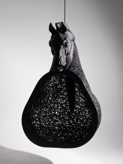 bucifal hanging sculptural piece by maarcora vertical